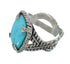 Sterling Silver And Southwest Turquoise Ring Size 5 RX62088